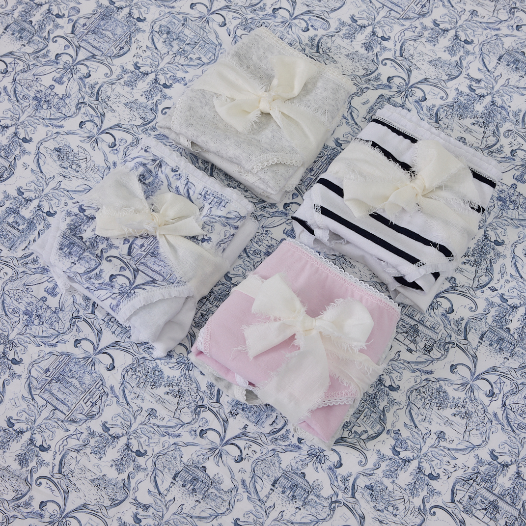 Brief Olivia - Pink poudree & Grey nuage